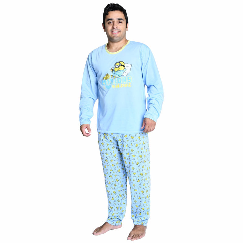 Pijama Longo Masculino Minions AZC Familia