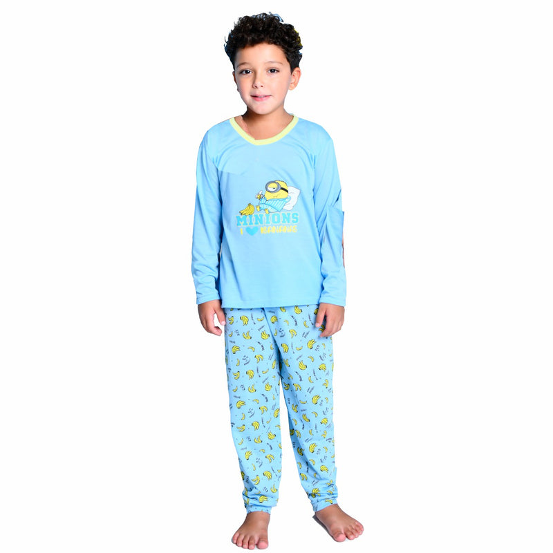 Pijama Infantil Longo Menino Minions AZC Familia