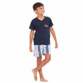 Pijama Infantil Menino Verão Arte Xadrez AZE