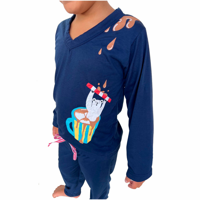 Pijama Longo Infantil Menino Toddy Urso