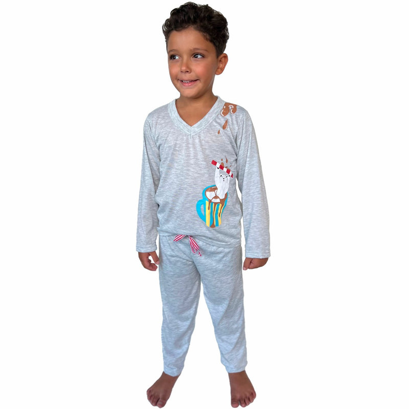 Pijama Longo Infantil Menino Toddy Urso