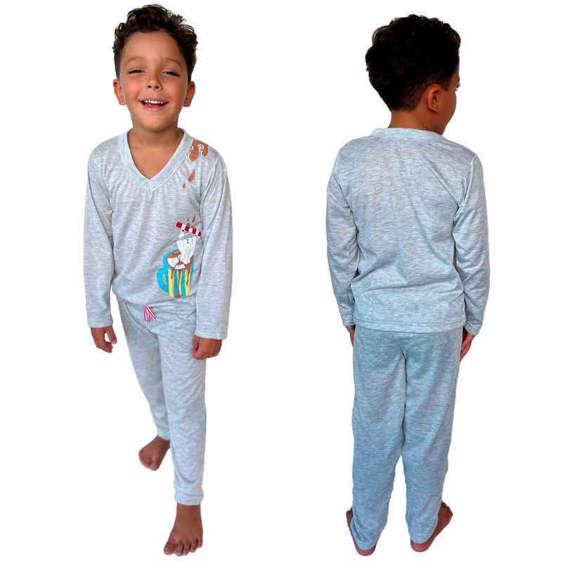 Pijama Longo Infantil Menino Toddy Urso