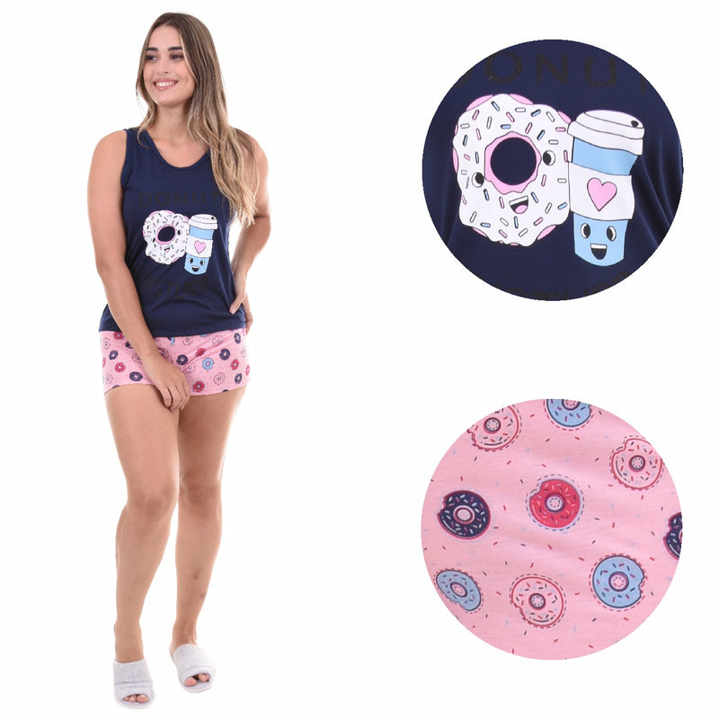 Baby Doll Camiseta Donuts AZE