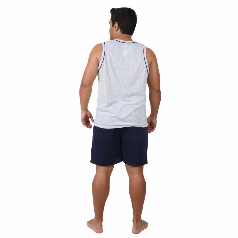 Pijama Masculino Camiseta Lisa