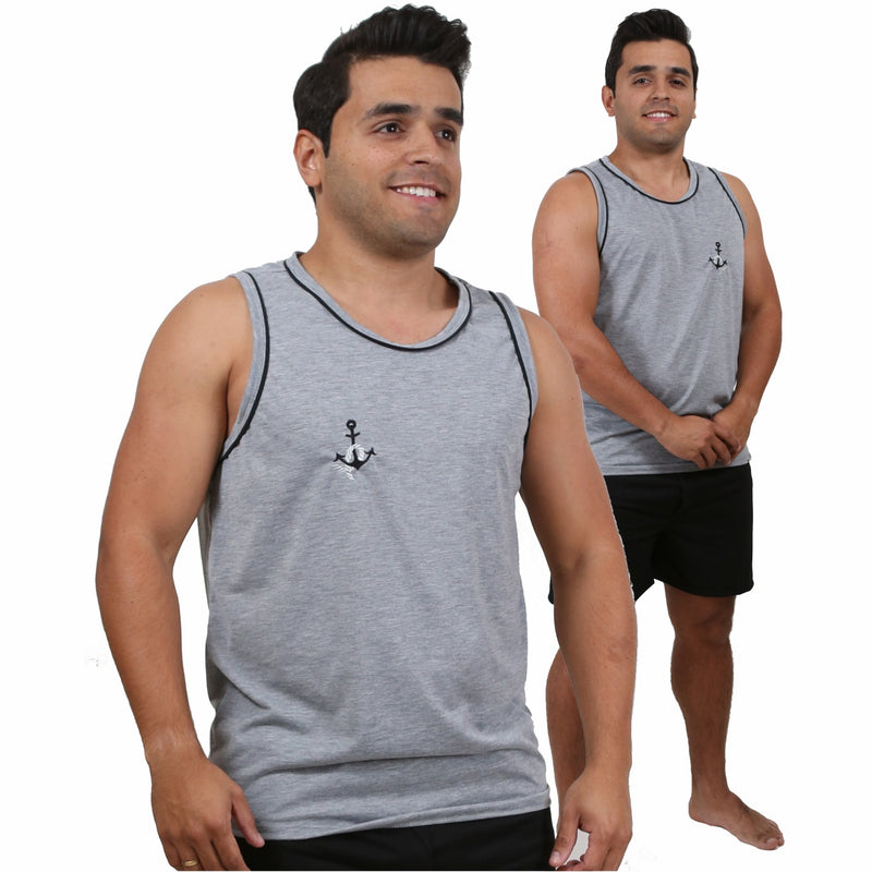 Pijama Masculino Camiseta Lisa