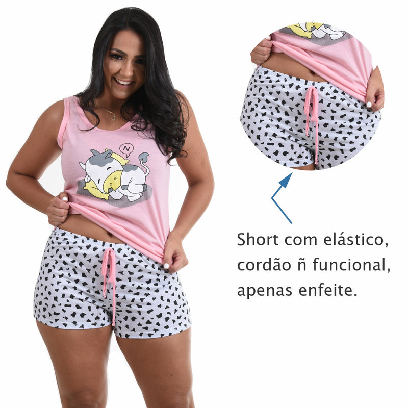 Baby Doll Camiseta Vaquinha